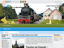 Tablet Screenshot of portalserragaucha.com.br